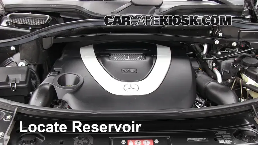 2009 Mercedes-Benz GL450 4.6L V8 Windshield Washer Fluid Add Fluid